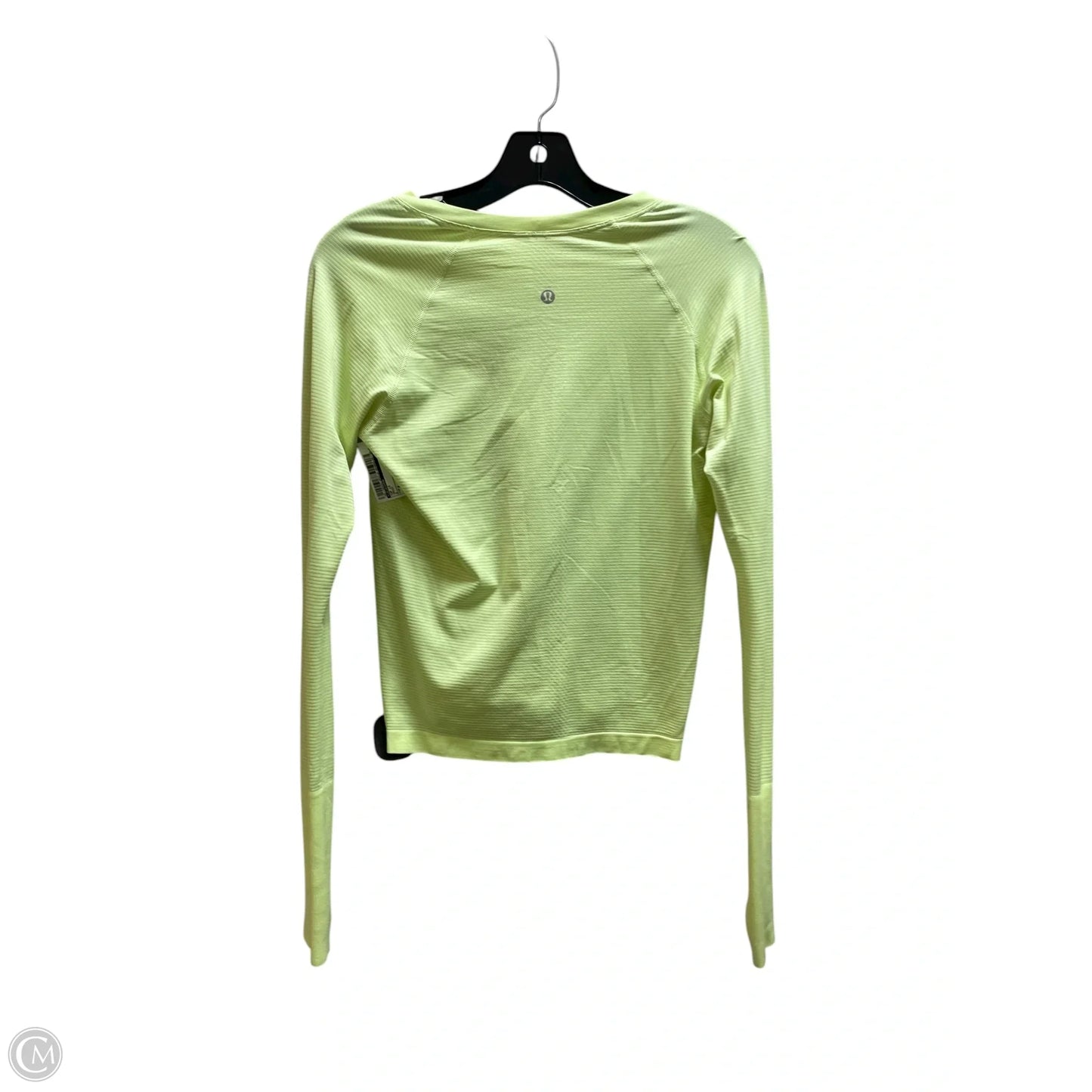 Top Long Sleeve By Lululemon In Green, Size: 8