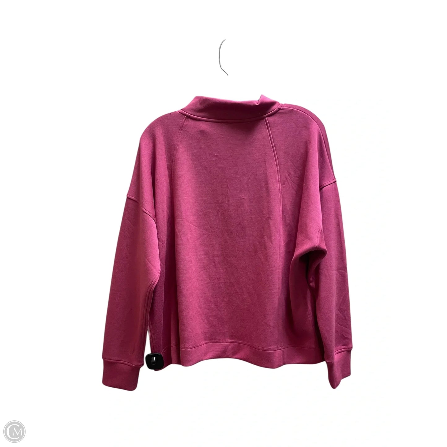Athletic Sweatshirt Collar By Mono B In Pink, Size: M