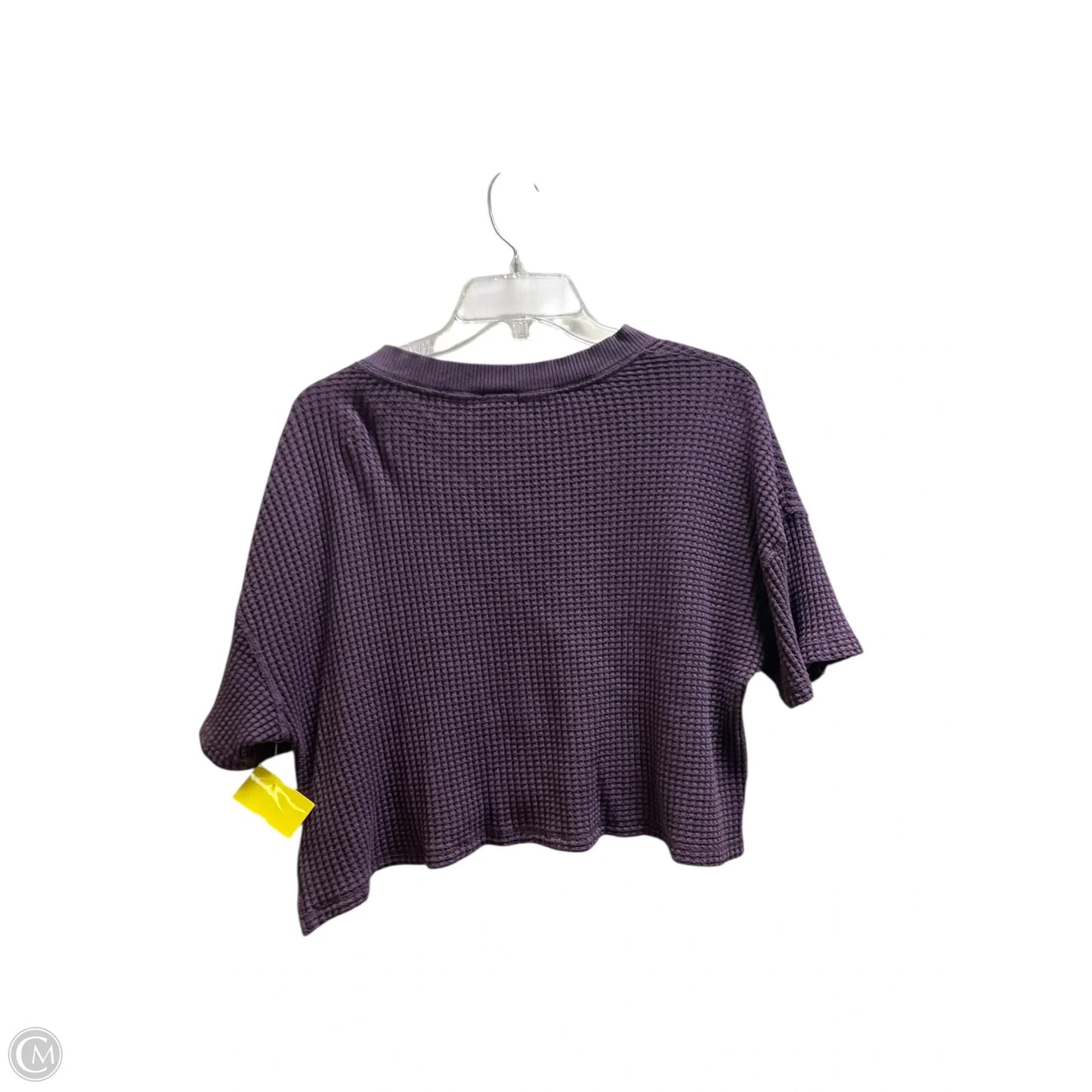 Top Short Sleeve By Offline In Purple, Size: M