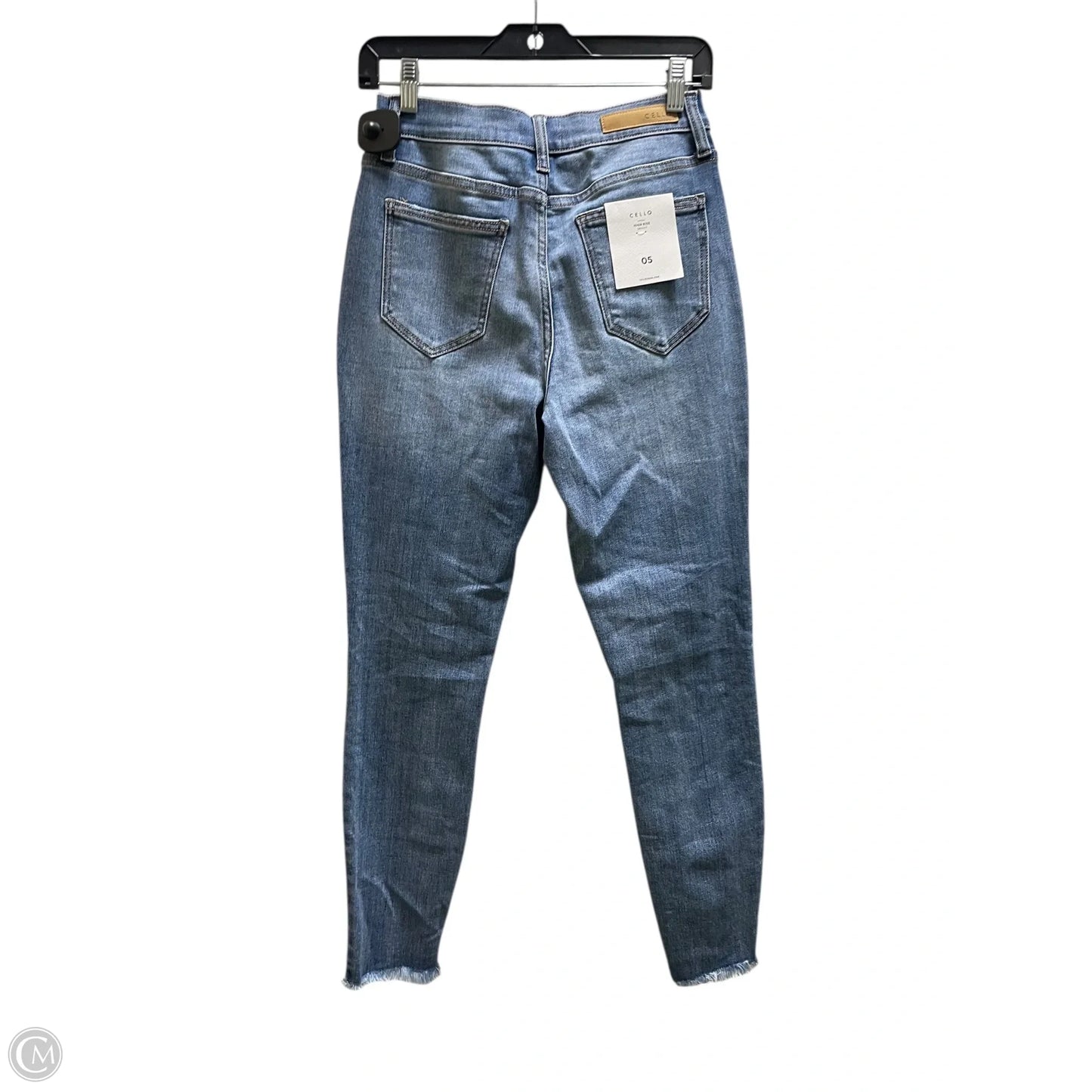 Jeans Skinny By Cello In Blue Denim, Size: 4