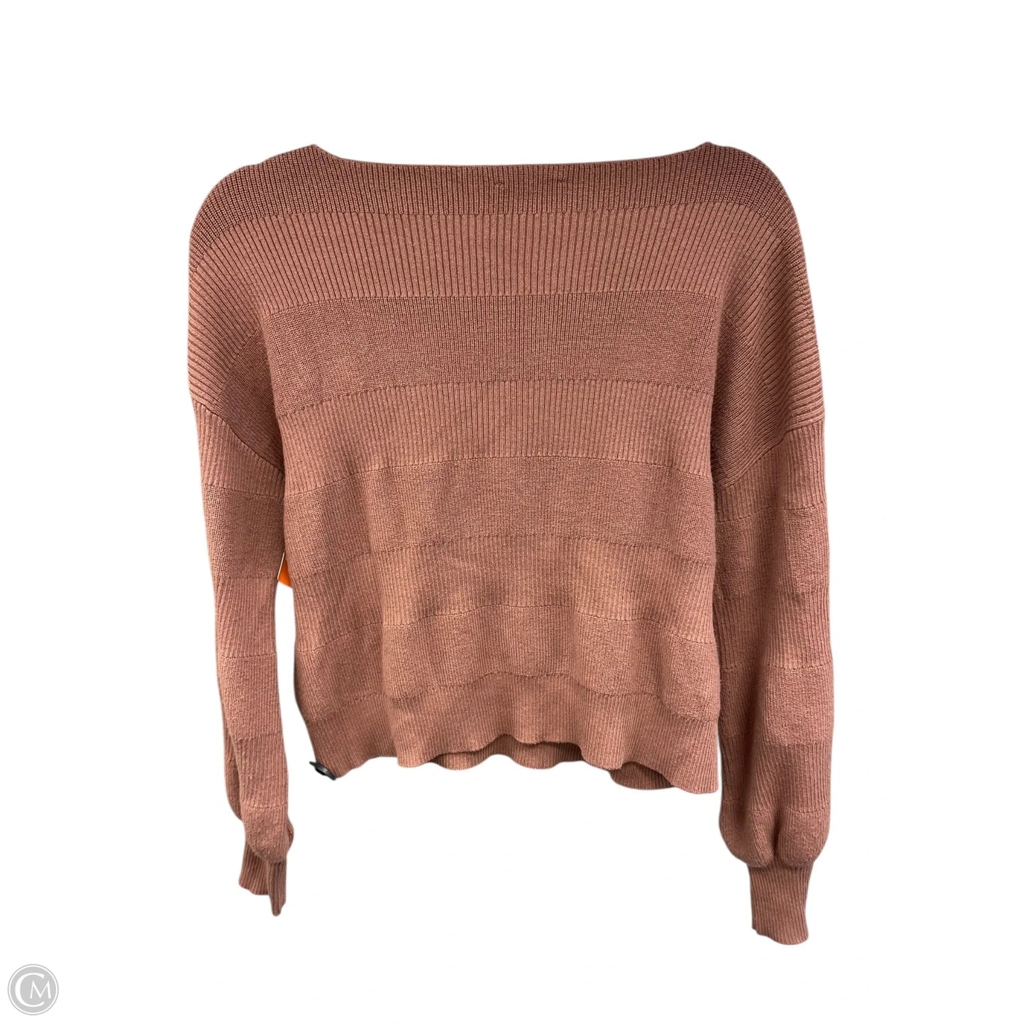 Top Long Sleeve By Bar Iii In Brown, Size: S