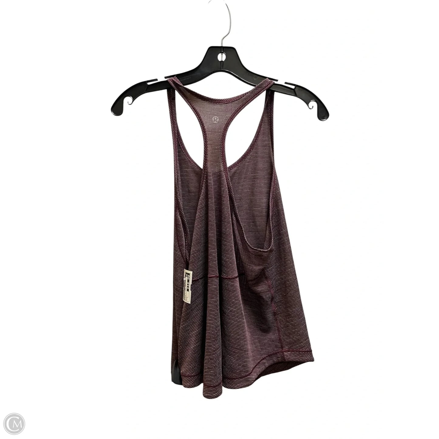 Athletic Tank Top By Lululemon In Purple, Size: M