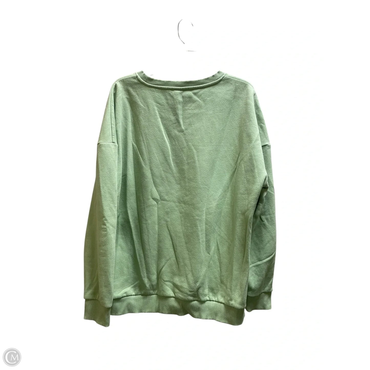 Sweatshirt Crewneck By New Balance In Green, Size: Xl