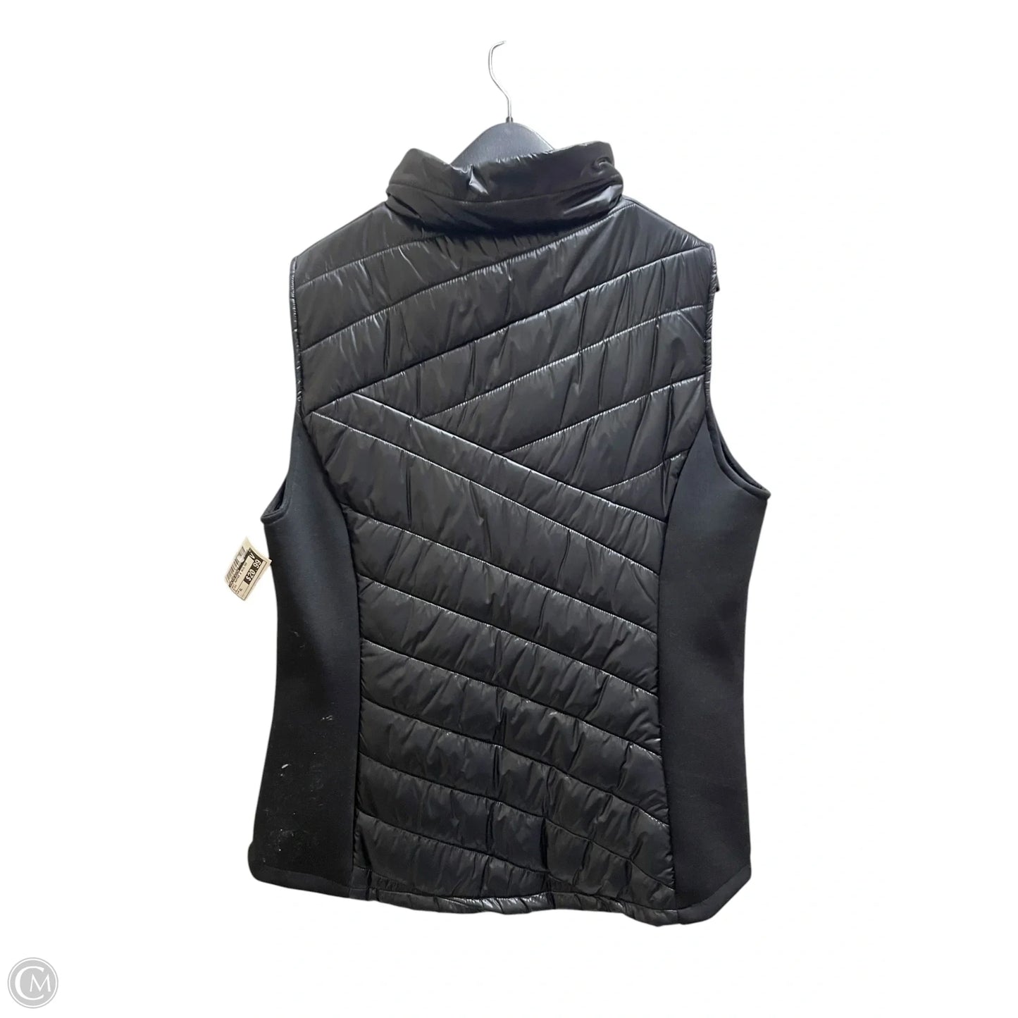 Vest Puffer & Quilted By Calvin Klein In Black, Size: Xl