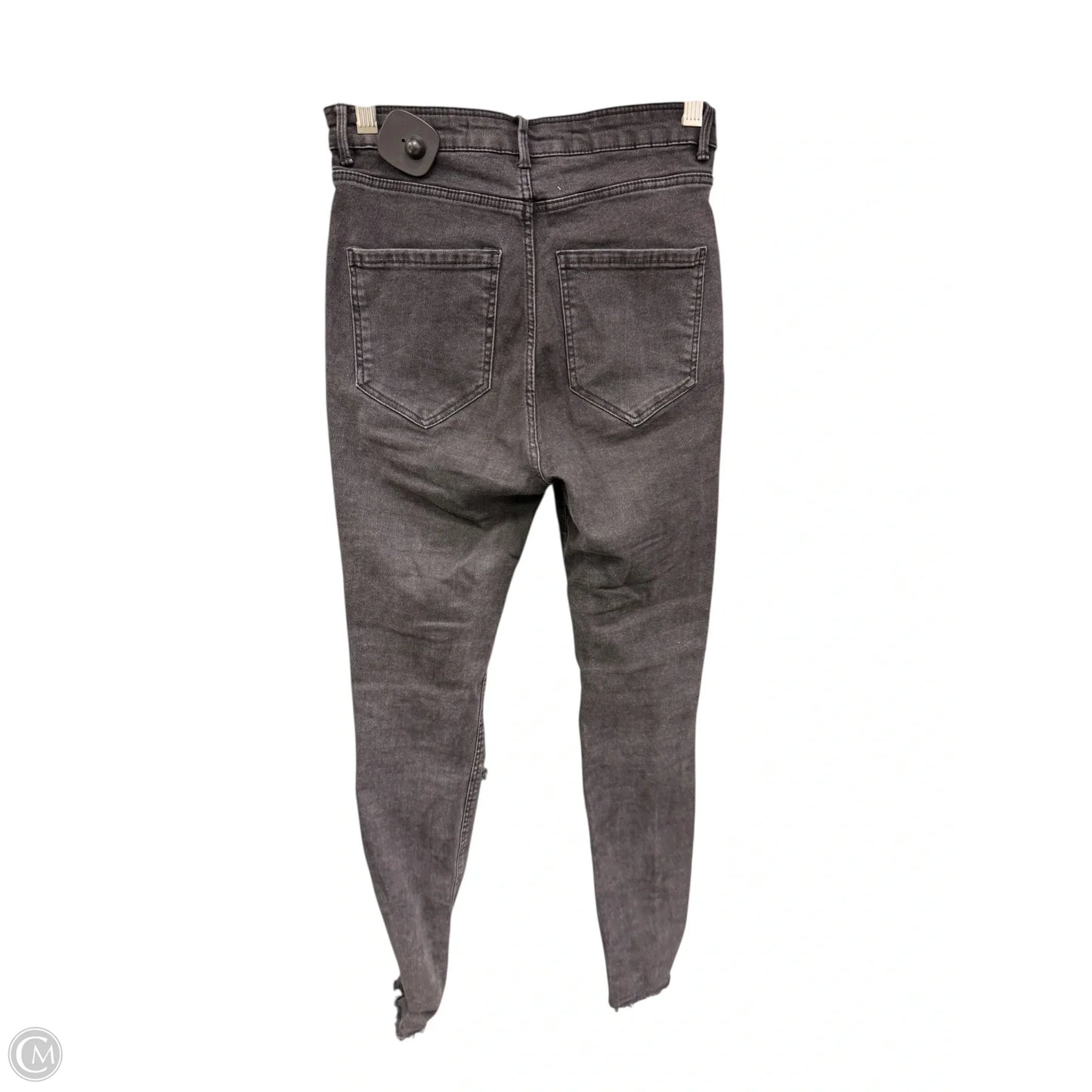 Jeans Skinny By Zara In Black Denim, Size: 6