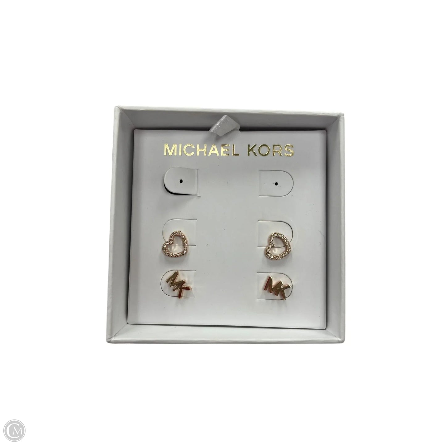 Earrings Designer By Michael Kors, Size: 02 Piece Set