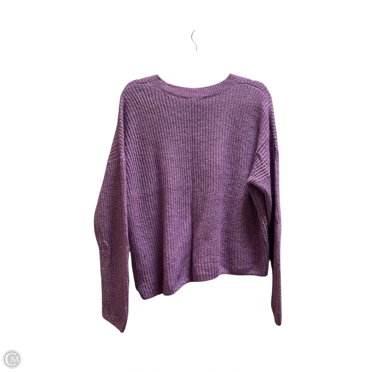 Sweater By Madewell In Purple, Size: L