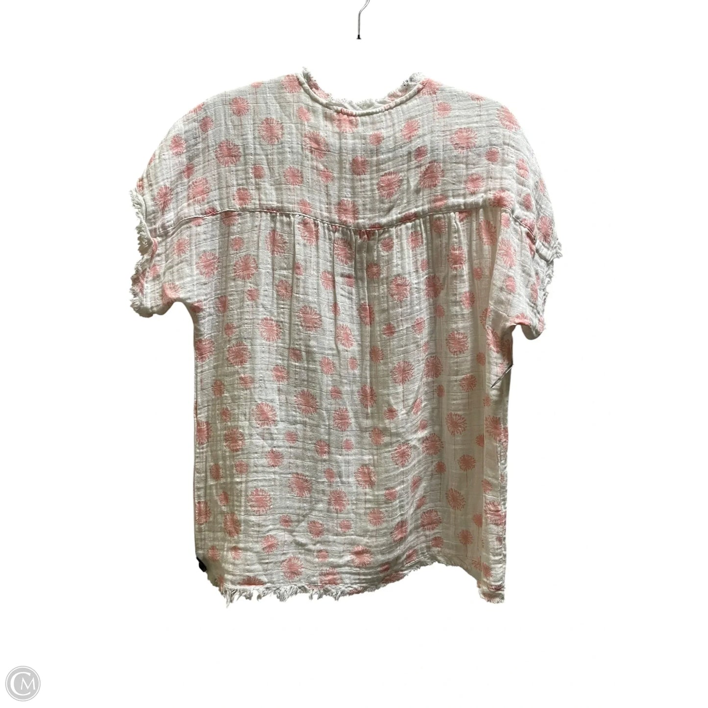 Top Short Sleeve By Ivy Jane In White, Size: S