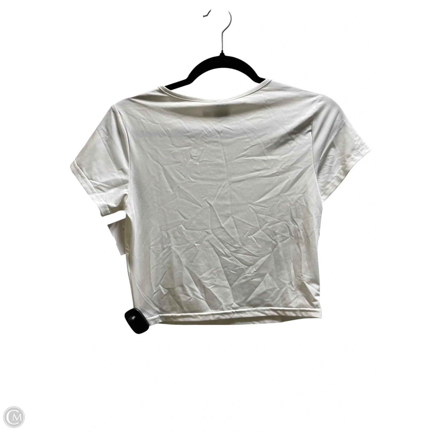 Top Short Sleeve By Princess Polly In White, Size: 6