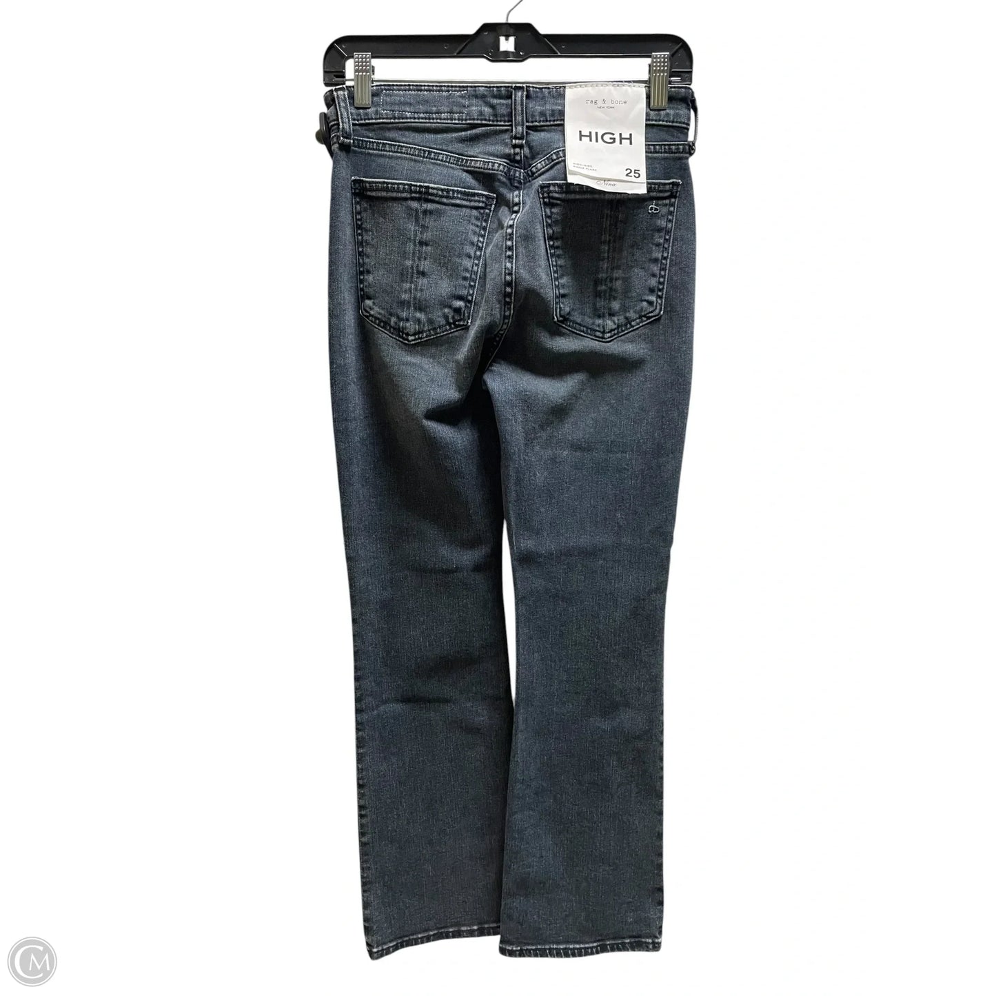 Jeans Straight By Rag And Bone In Blue Denim, Size: 0