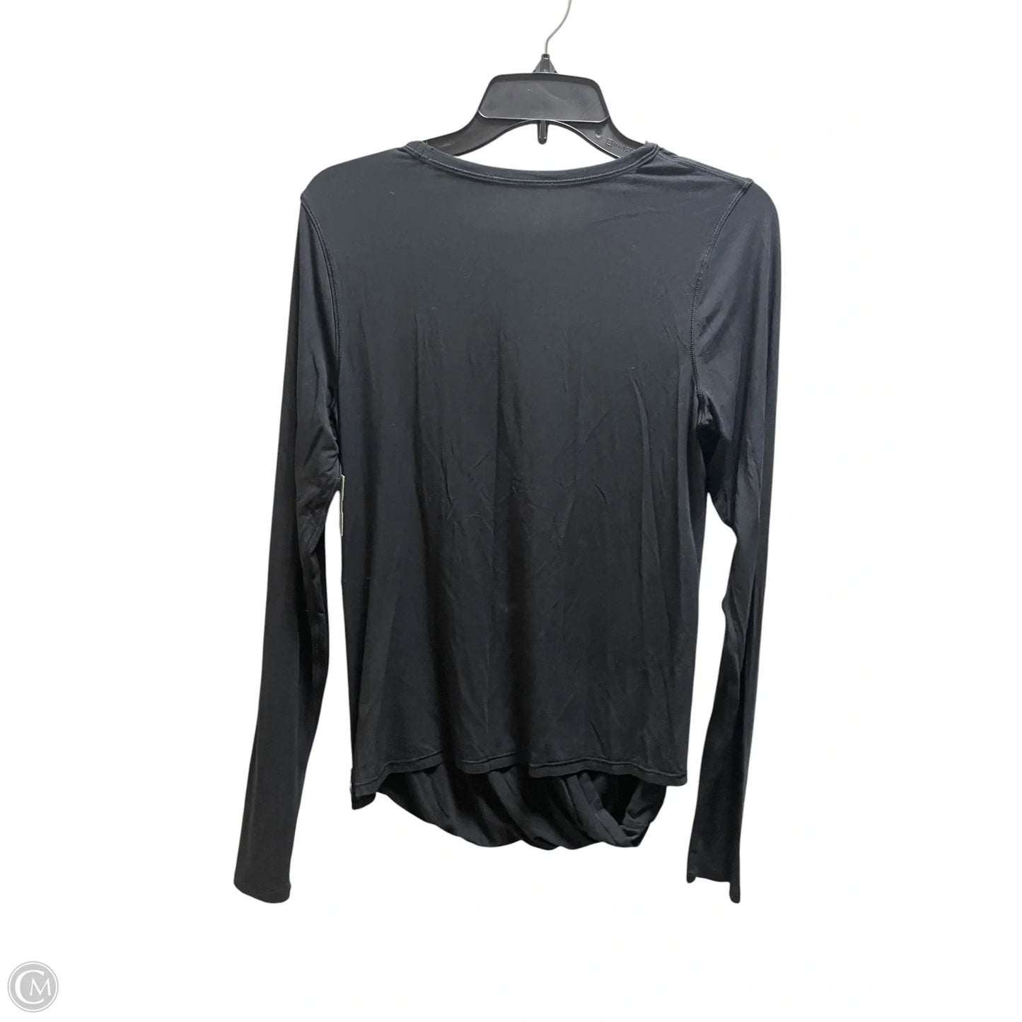 Athletic Top Long Sleeve Crewneck By Lululemon In Black, Size: S