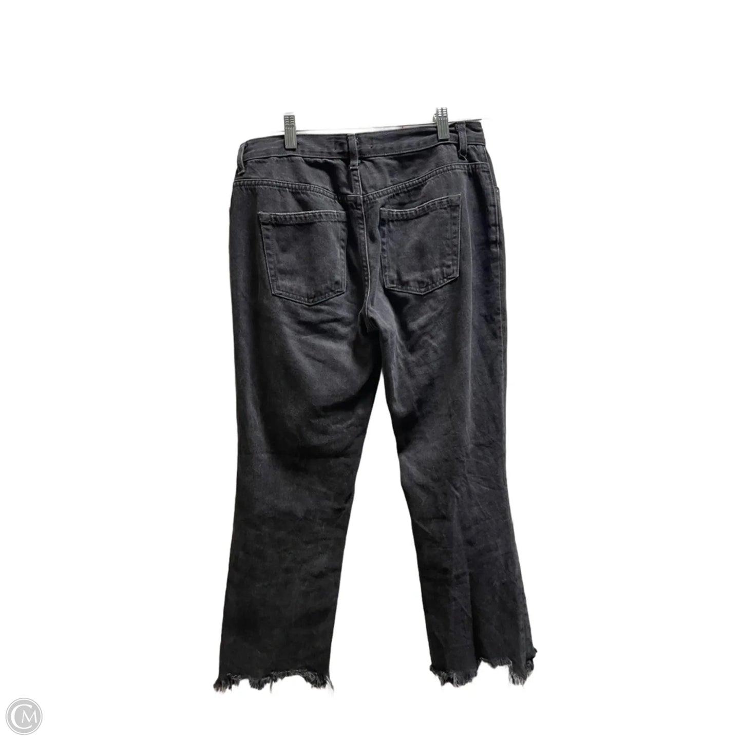 Jeans Straight By We The Free In Black Denim, Size: 4
