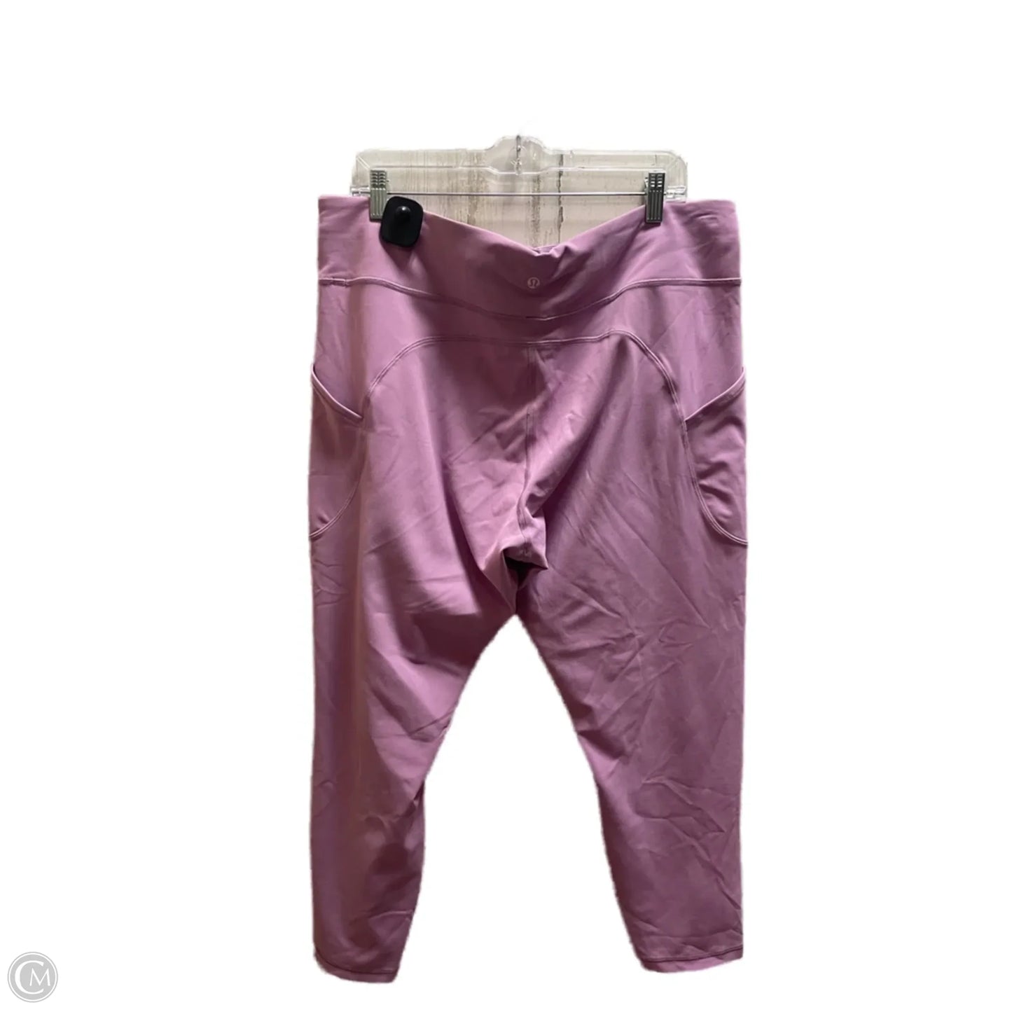 Athletic Leggings By Lululemon In Purple, Size: 20