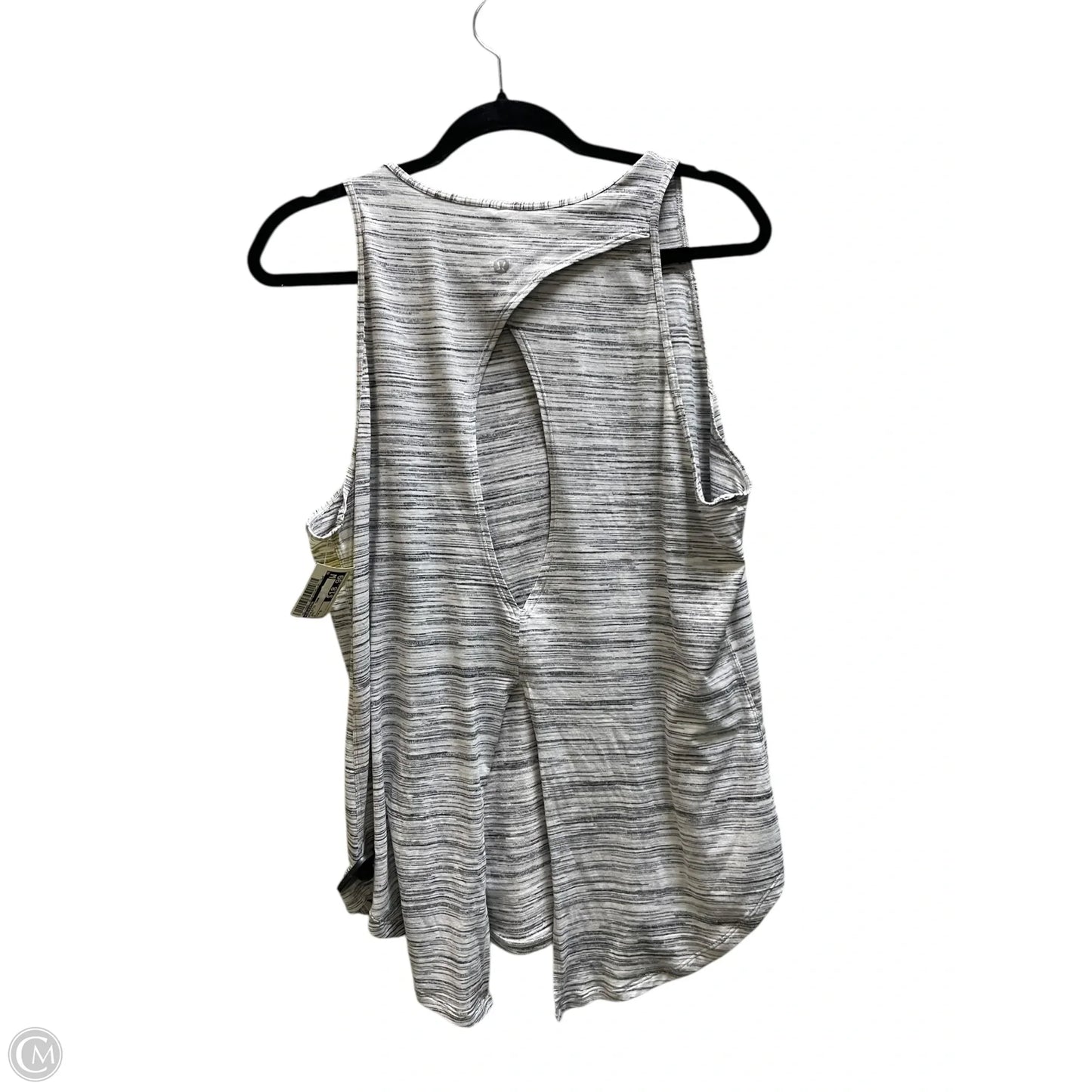Athletic Tank Top By Lululemon In Grey, Size: 8