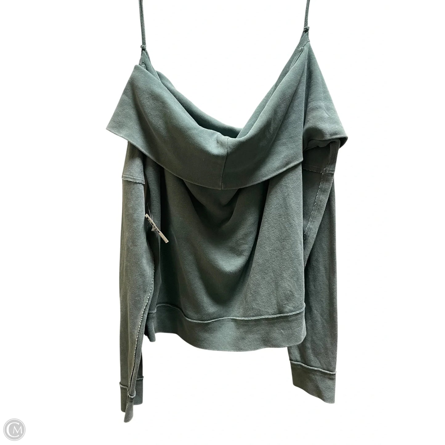 Top Long Sleeve By Free People In Green, Size: M