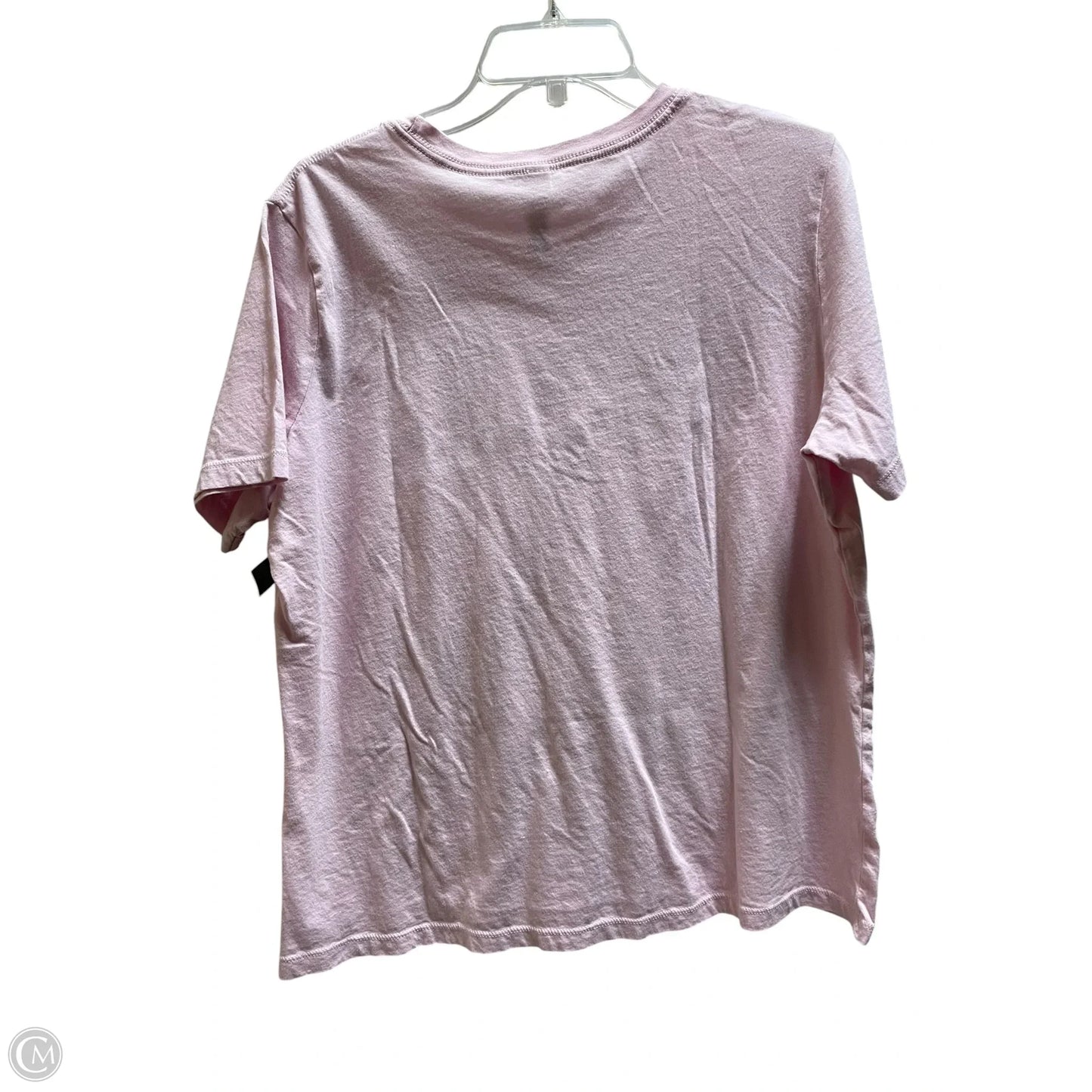 Top Short Sleeve By Bella + Canvas In Pink, Size: Xl
