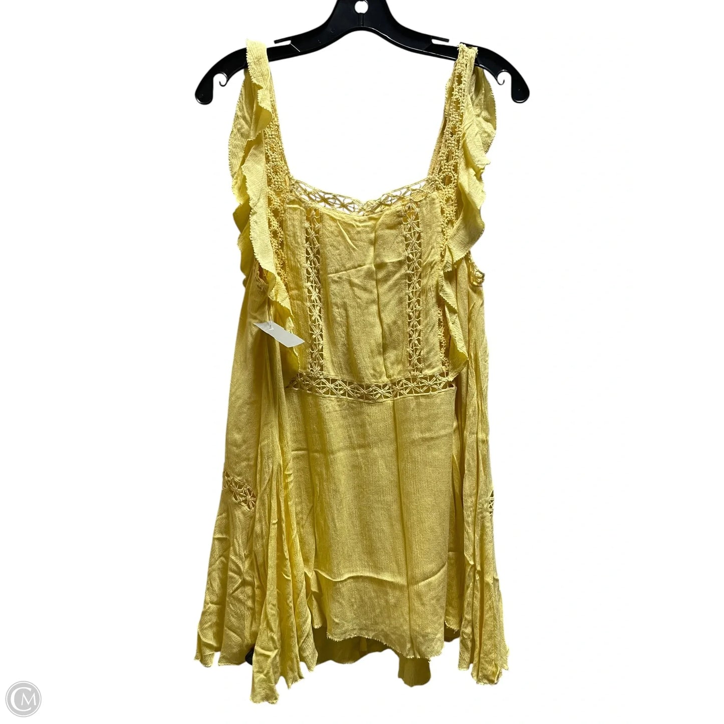Dress Casual Short By Free People In Yellow, Size: Osfm