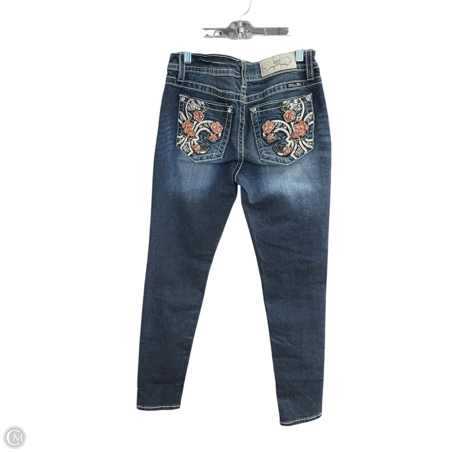 Jeans Skinny By Miss Me In Blue Denim, Size: 6