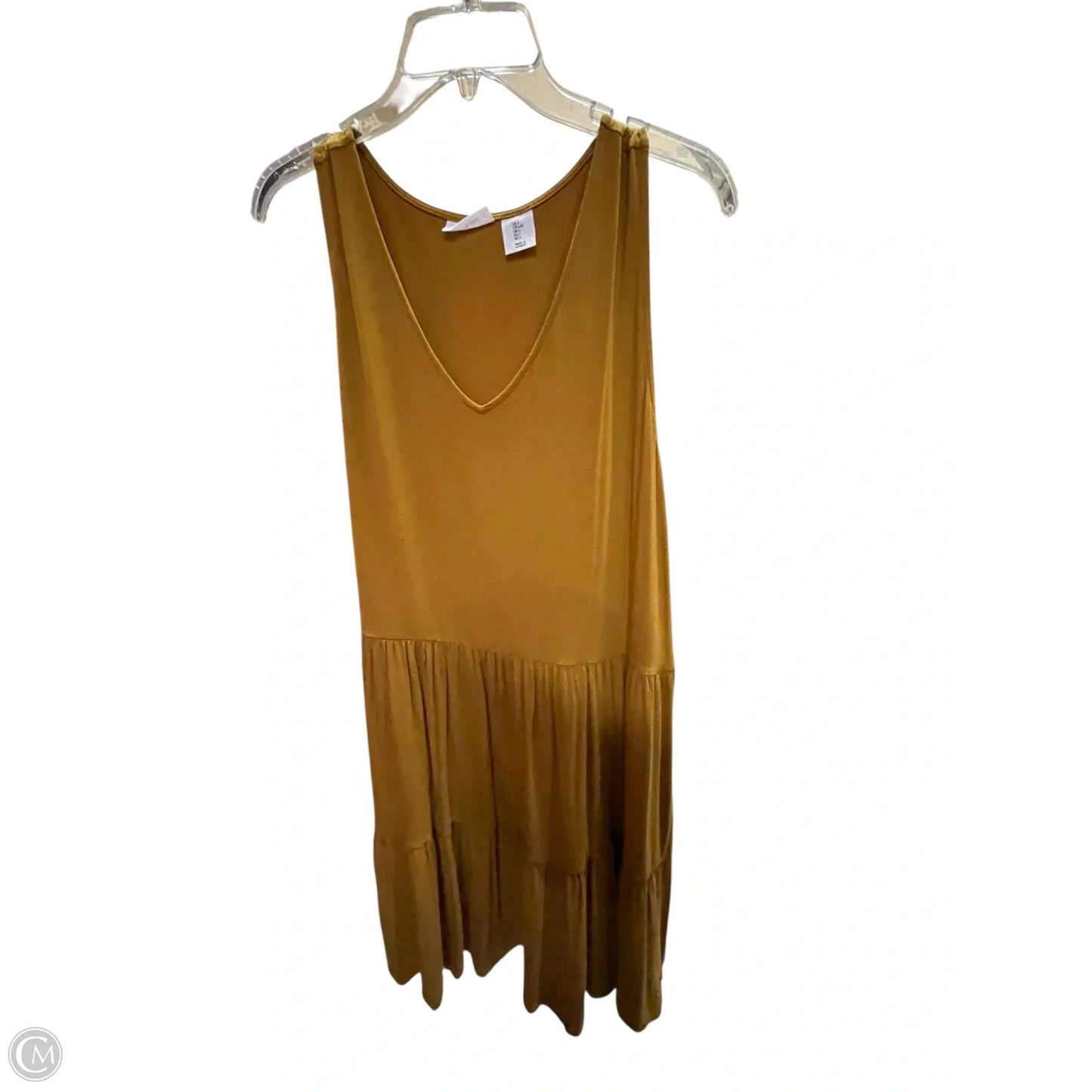 Dress Casual Maxi By Lucky Brand In Yellow, Size: L
