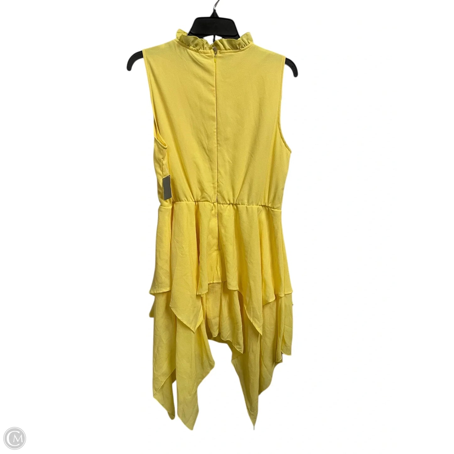 Dress Party Midi By Clothes Mentor In Yellow, Size: Xl