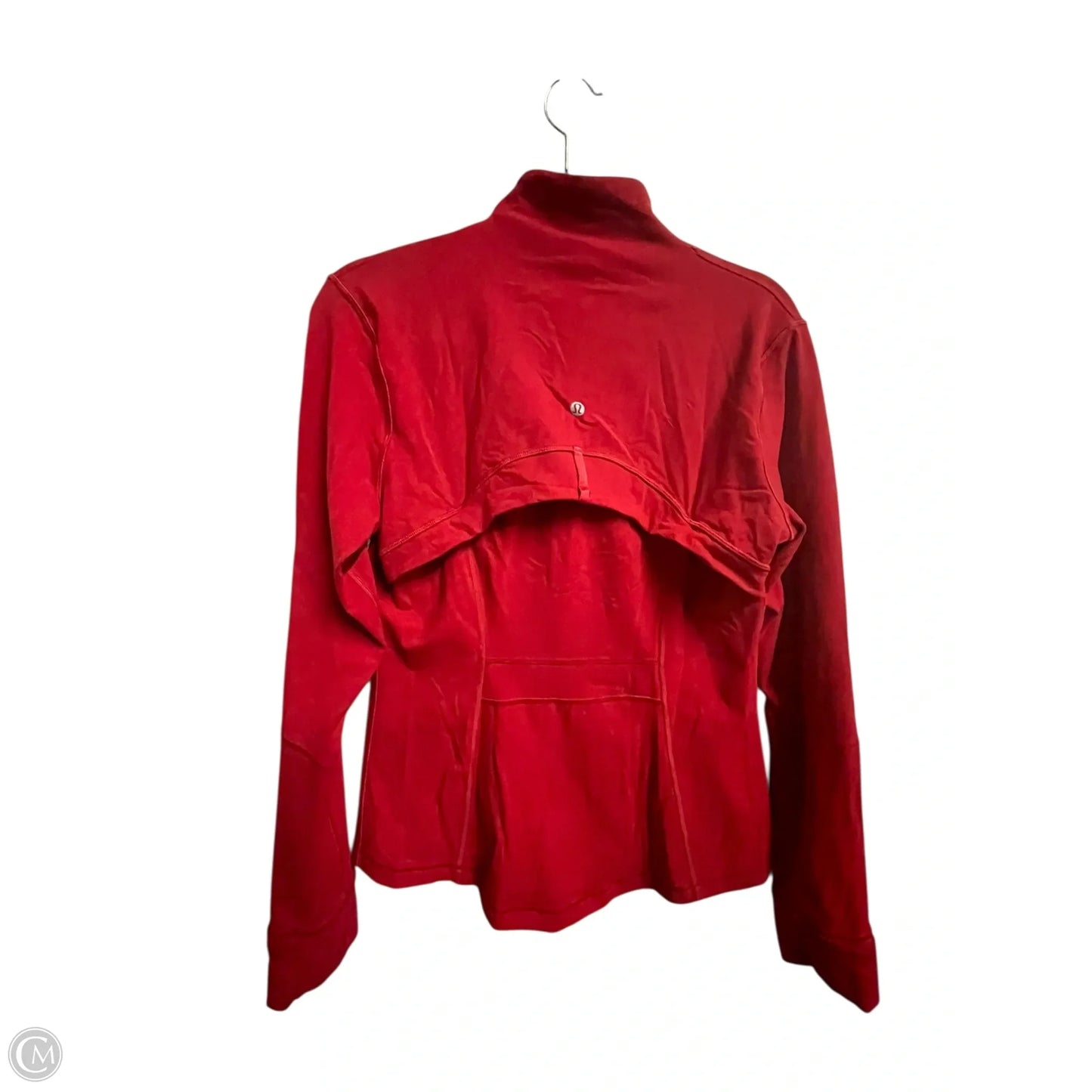 Athletic Jacket By Lululemon In Red, Size: 10