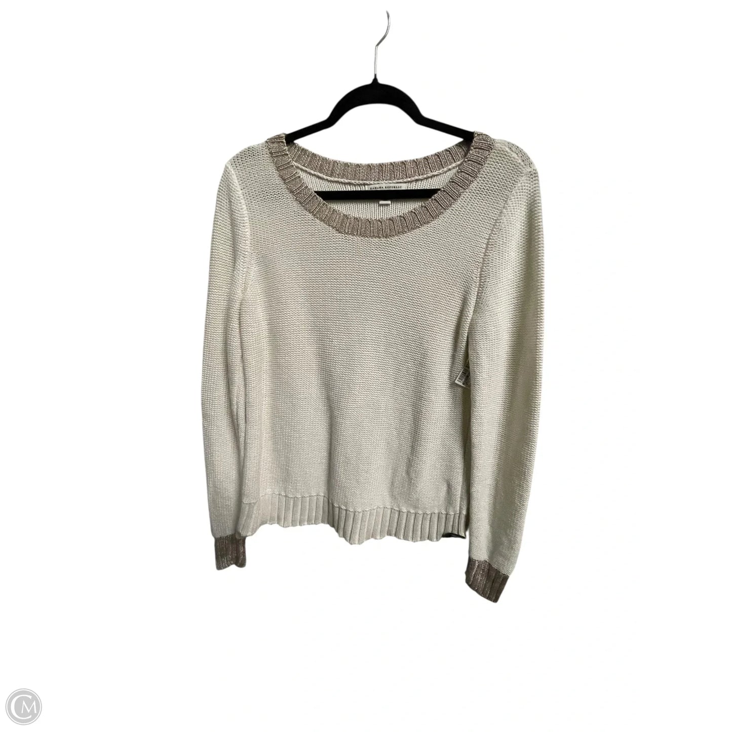Sweater By Banana Republic In Beige, Size: M