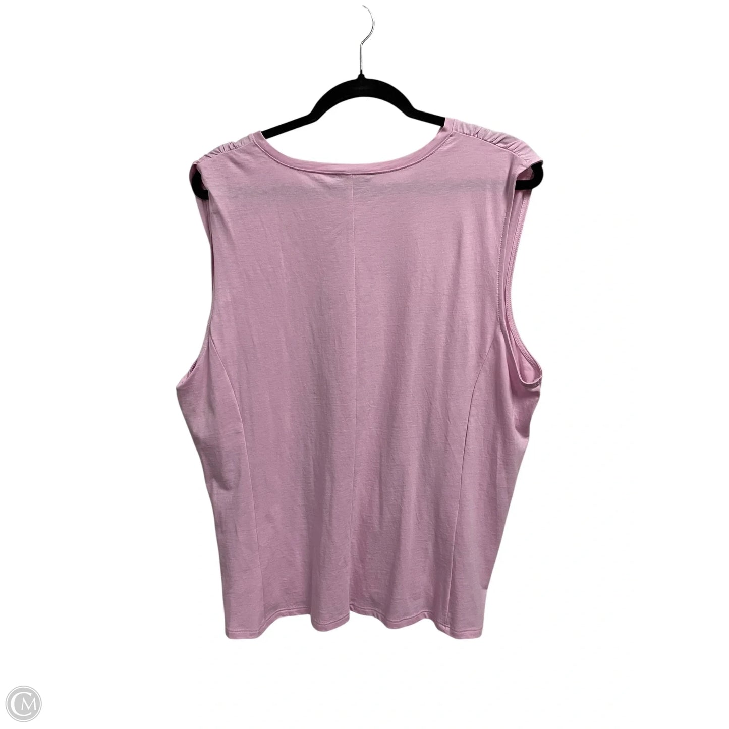 Top Sleeveless By Express In Pink, Size: Xl