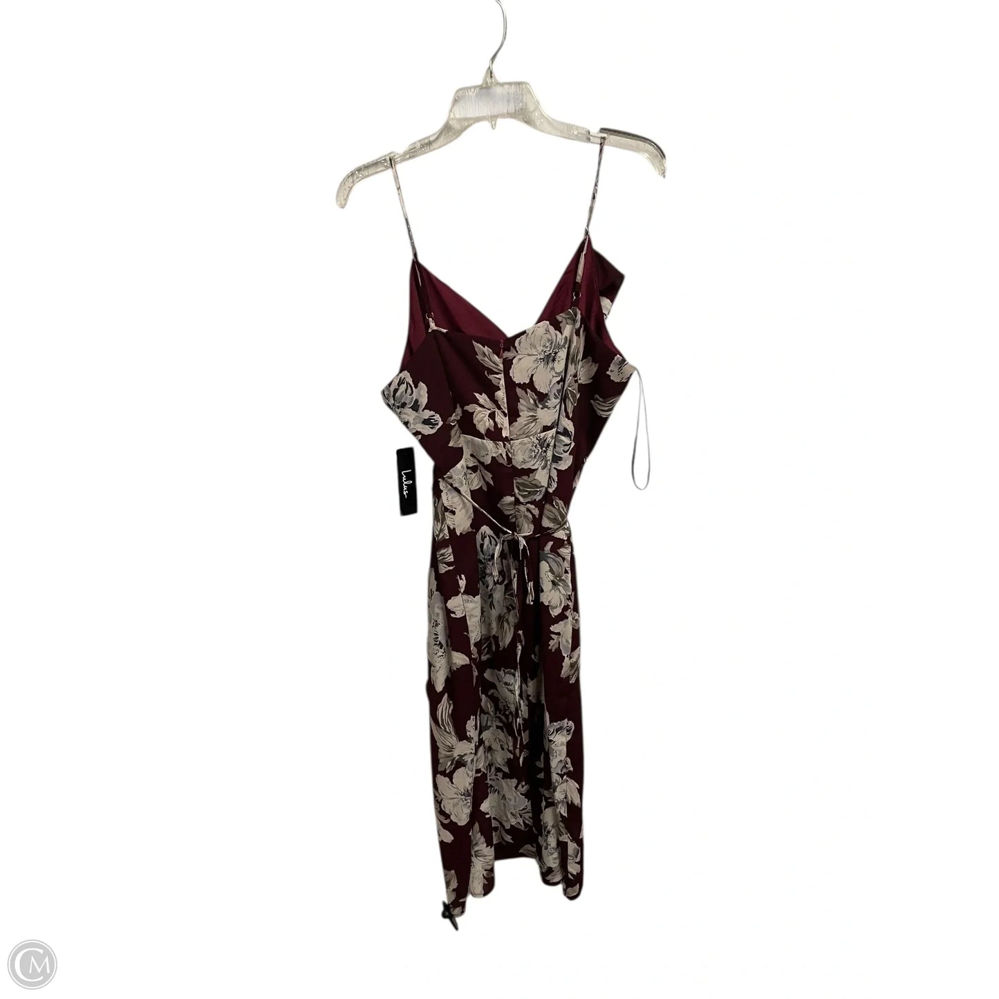 Dress Casual Midi By Lulu In Maroon, Size: Xl