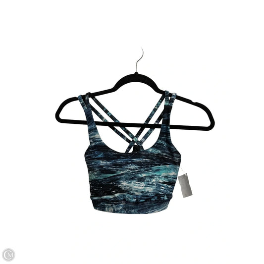 Athletic Bra By Lululemon In Blue & Brown, Size: 6