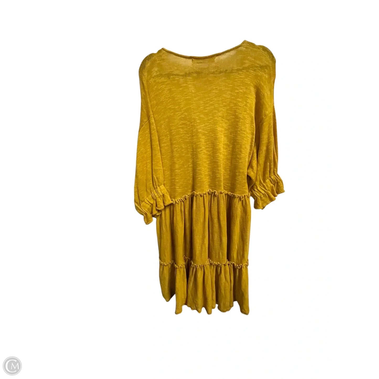 Dress Casual Short By Free People In Yellow, Size: Xs