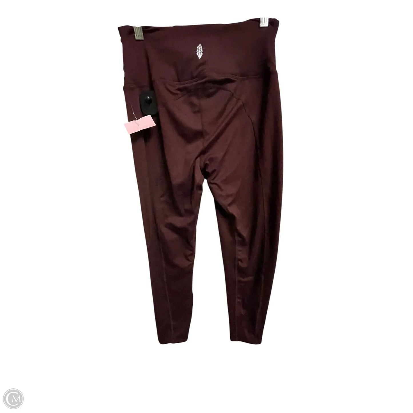 Athletic Leggings By Free People In Maroon, Size: M