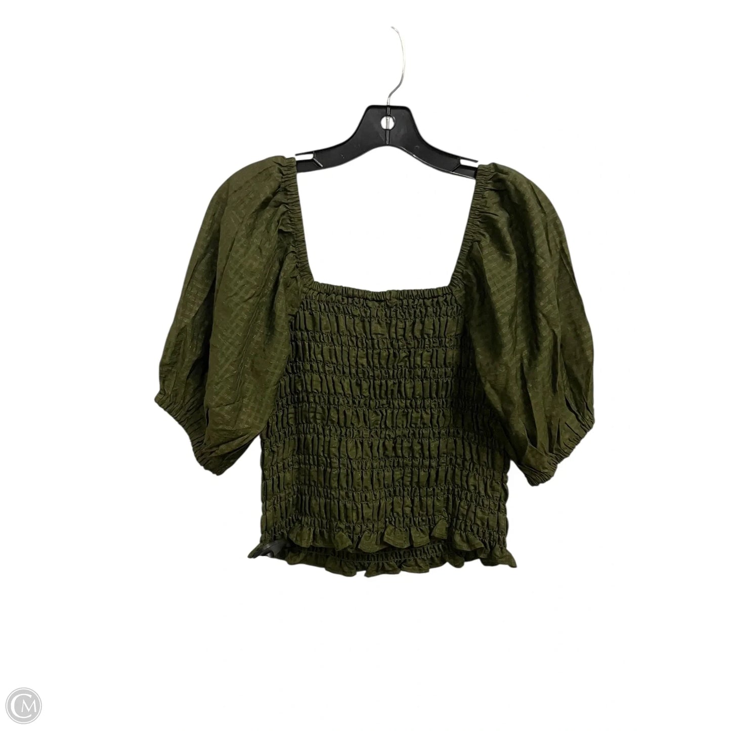 Top Short Sleeve By Old Navy In Green, Size: S