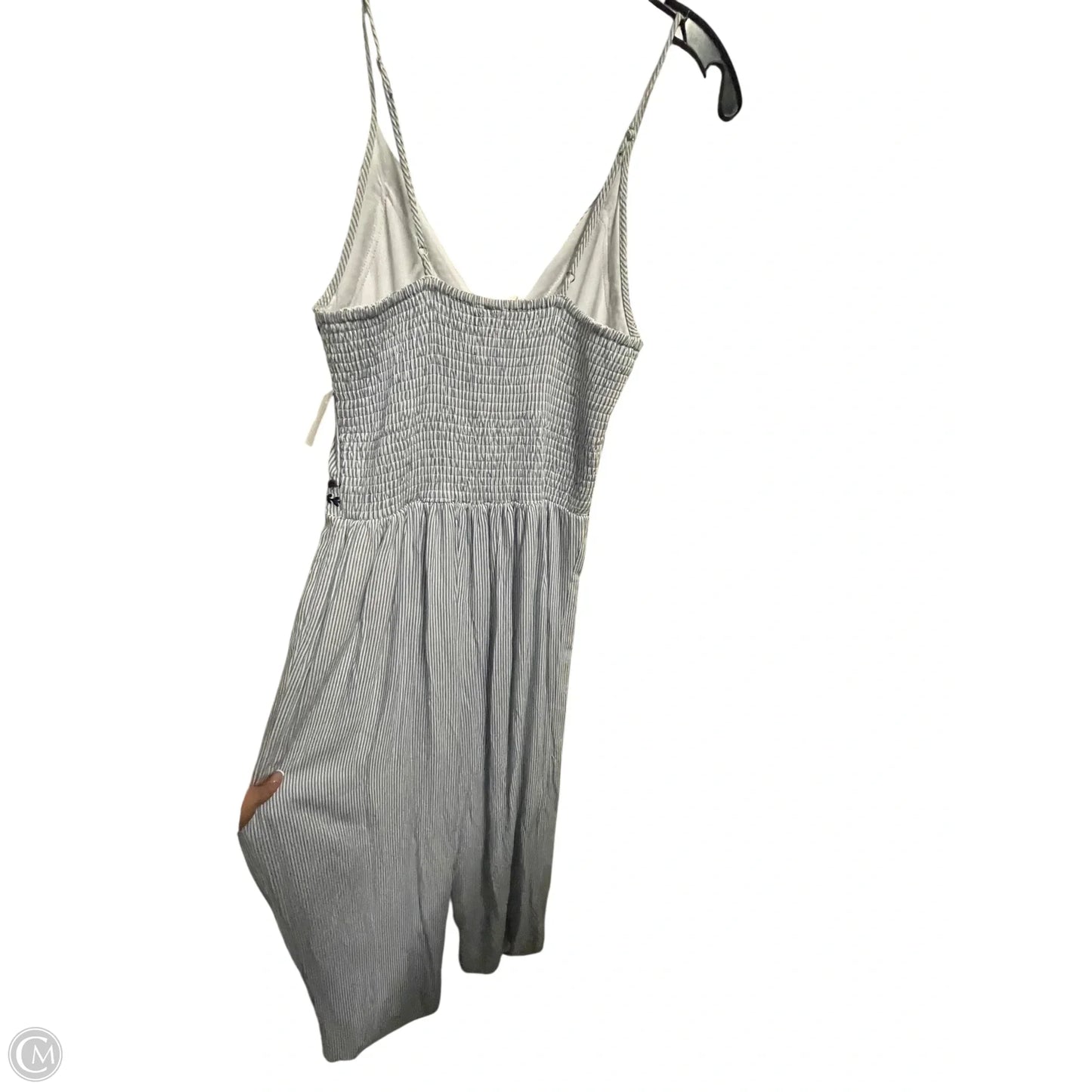 Jumpsuit By Japna In Blue & White, Size: L