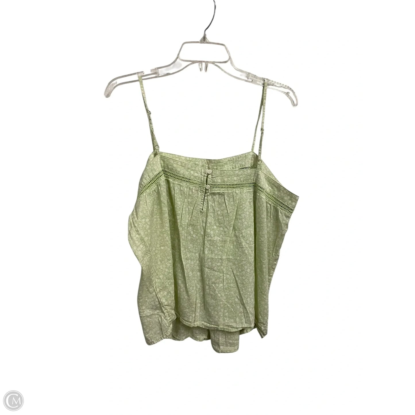 Top Sleeveless By Old Navy In Green, Size: L