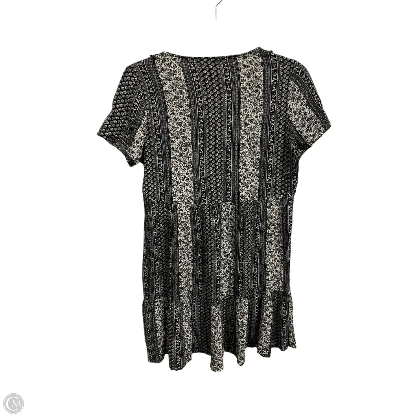 Dress Casual Short By Knox Rose In Black & White, Size: Xs