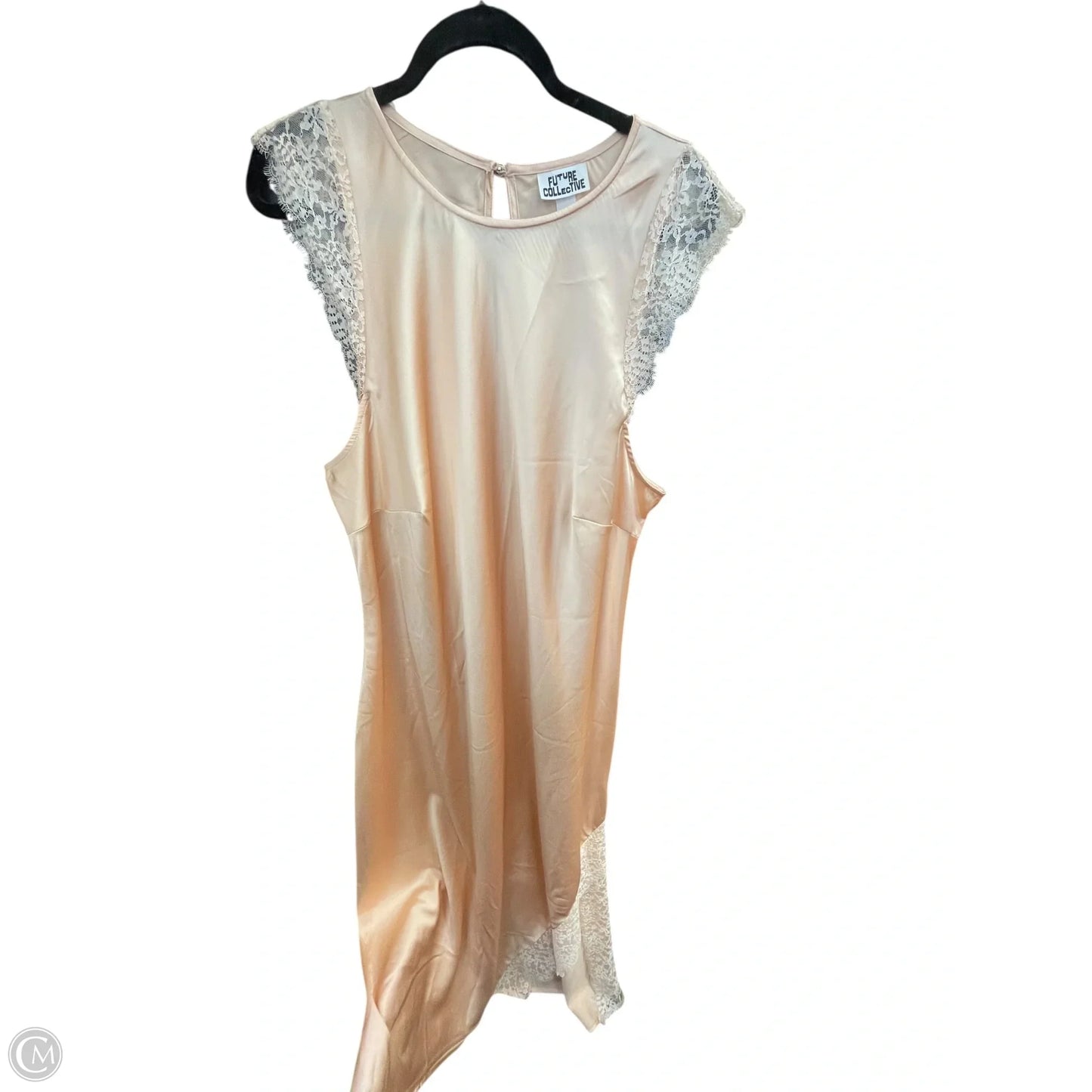 Dress Casual Maxi By Future Collective In Peach, Size: 2x