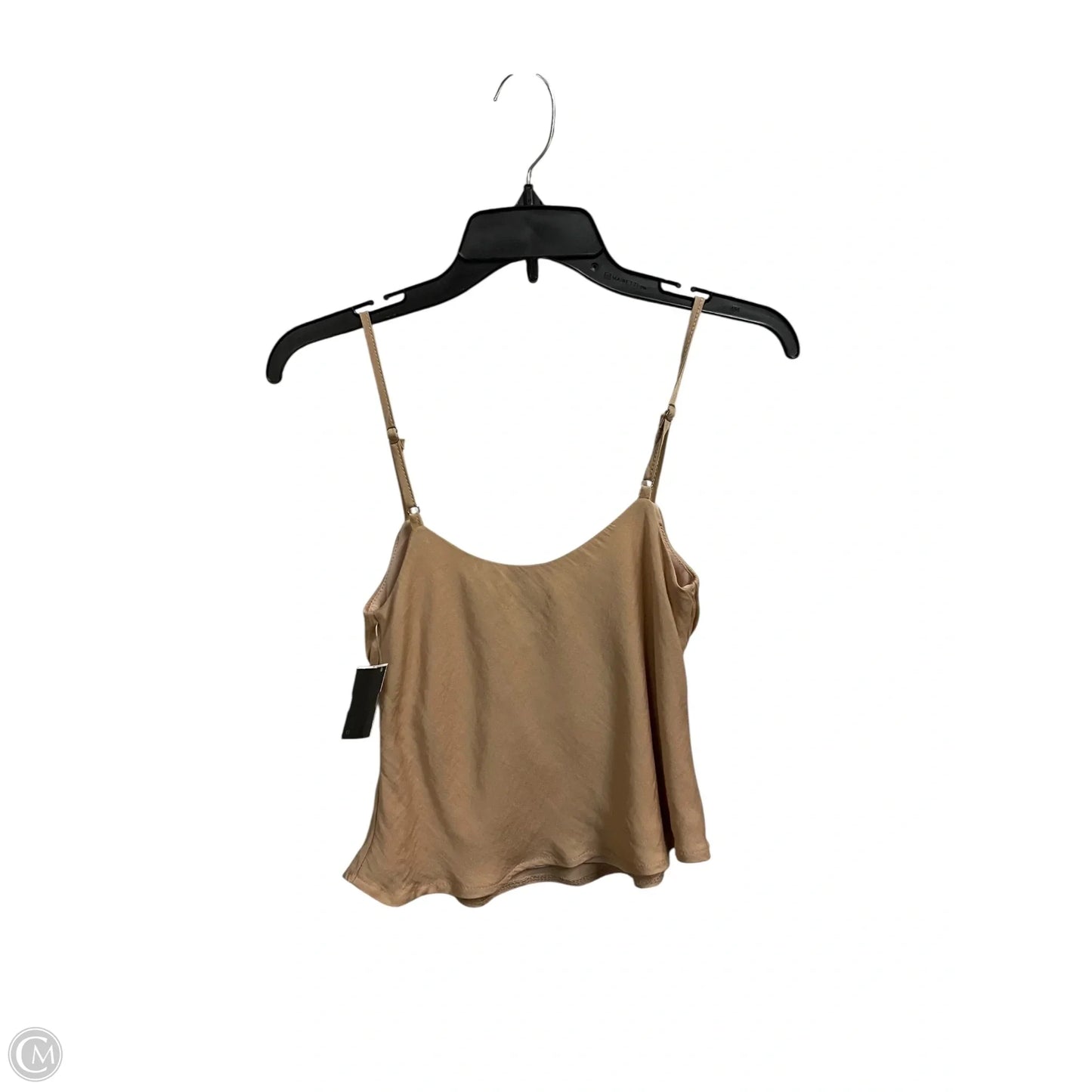 Top Sleeveless By Clothes Mentor In Gold, Size: Xs