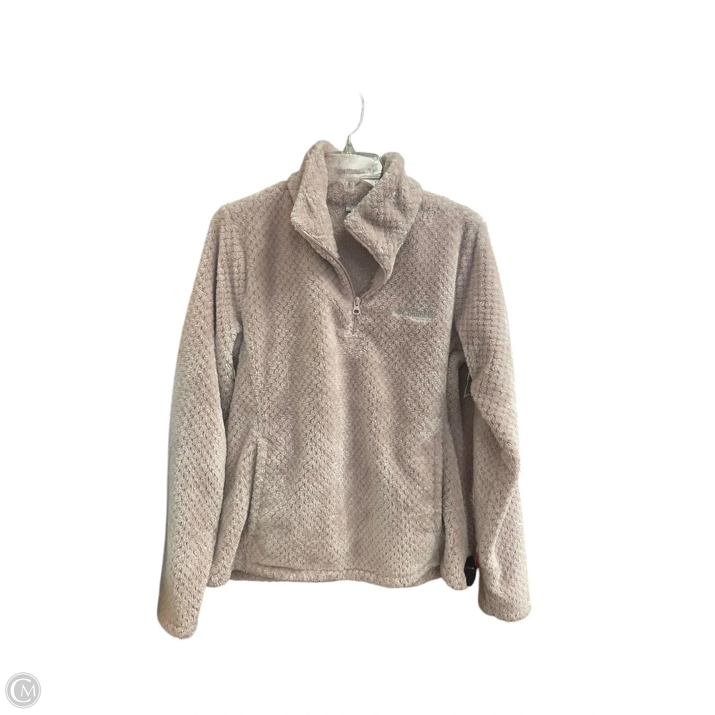 Jacket Fleece By Columbia In Pink, Size: L