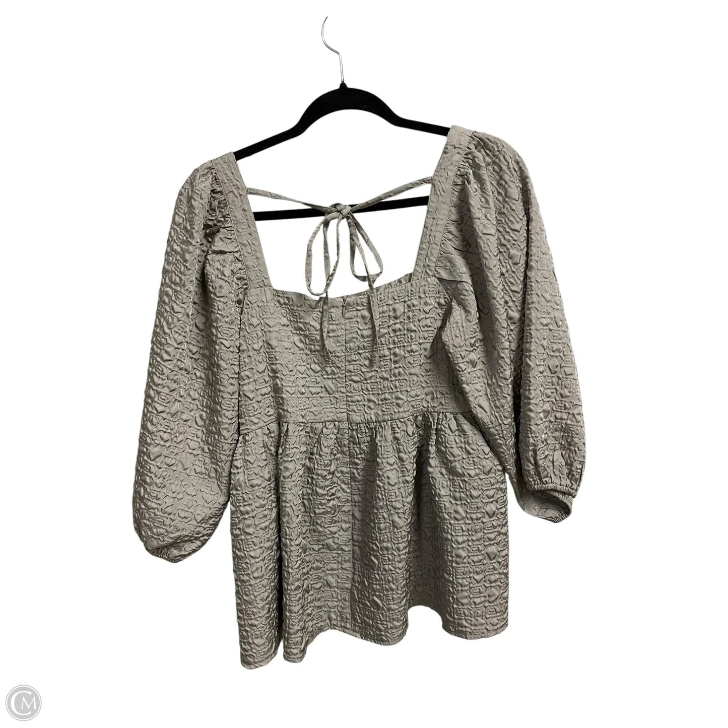 Top Long Sleeve By Mittoshop In Green, Size: L