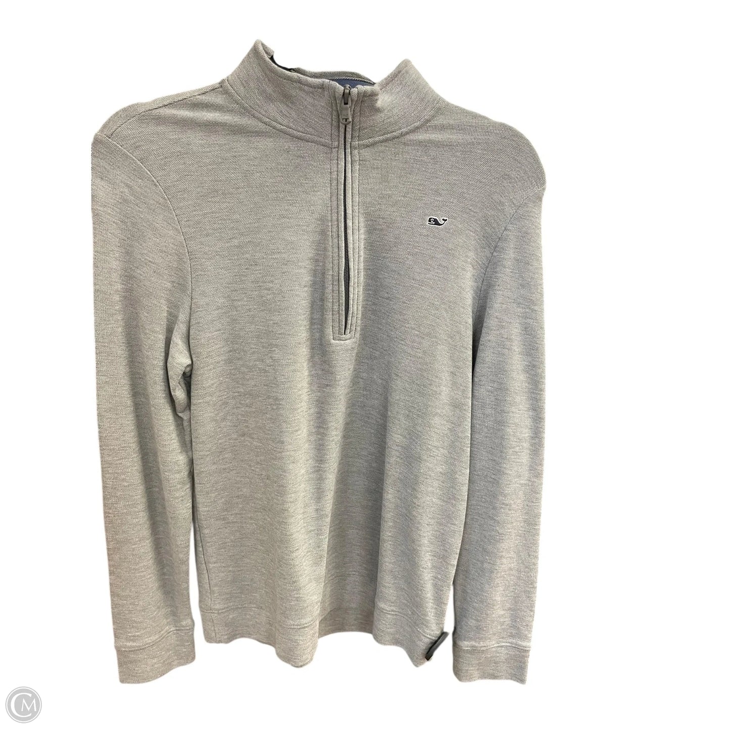 Top Long Sleeve By Vineyard Vines In Grey, Size: L
