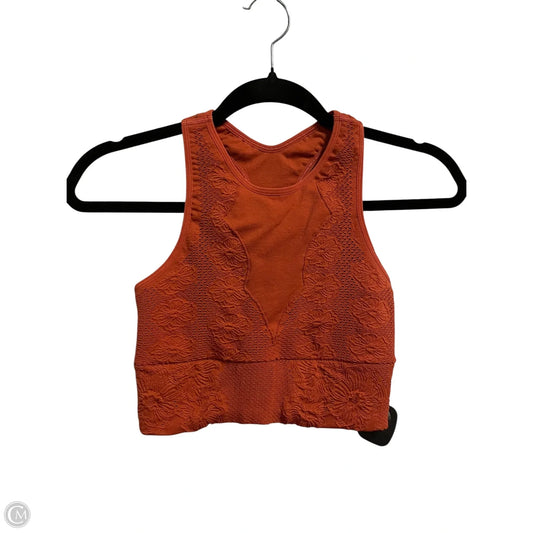 Athletic Bra By Free People In Orange, Size: M