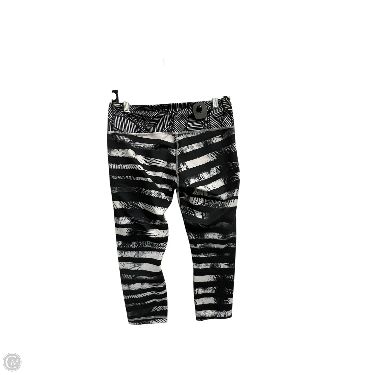 Athletic Leggings By Lululemon In Striped Pattern, Size: 8