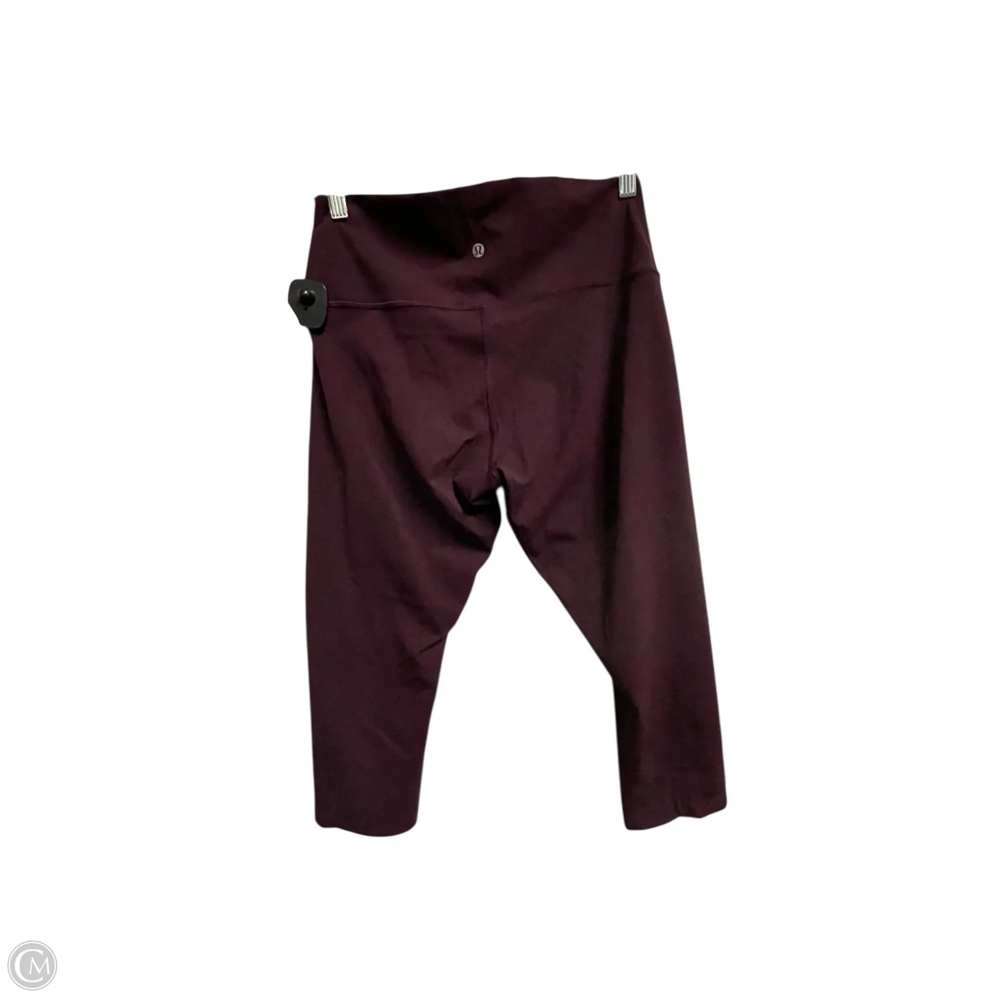 Athletic Leggings By Lululemon In Maroon, Size: 10