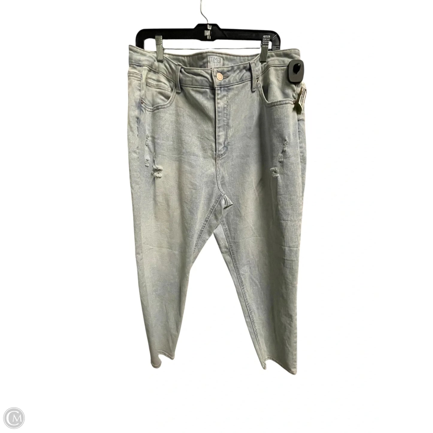 Jeans Skinny By Time And Tru In Blue, Size: 18