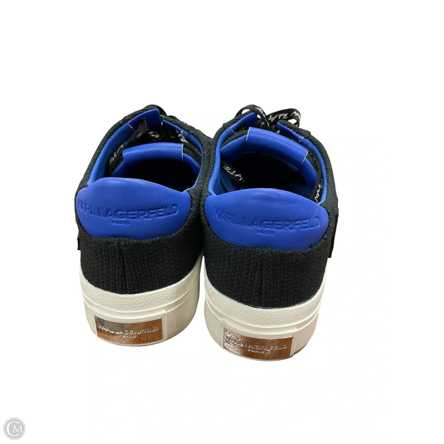 Shoes Designer By Karl Lagerfeld In Black, Size: 9.5