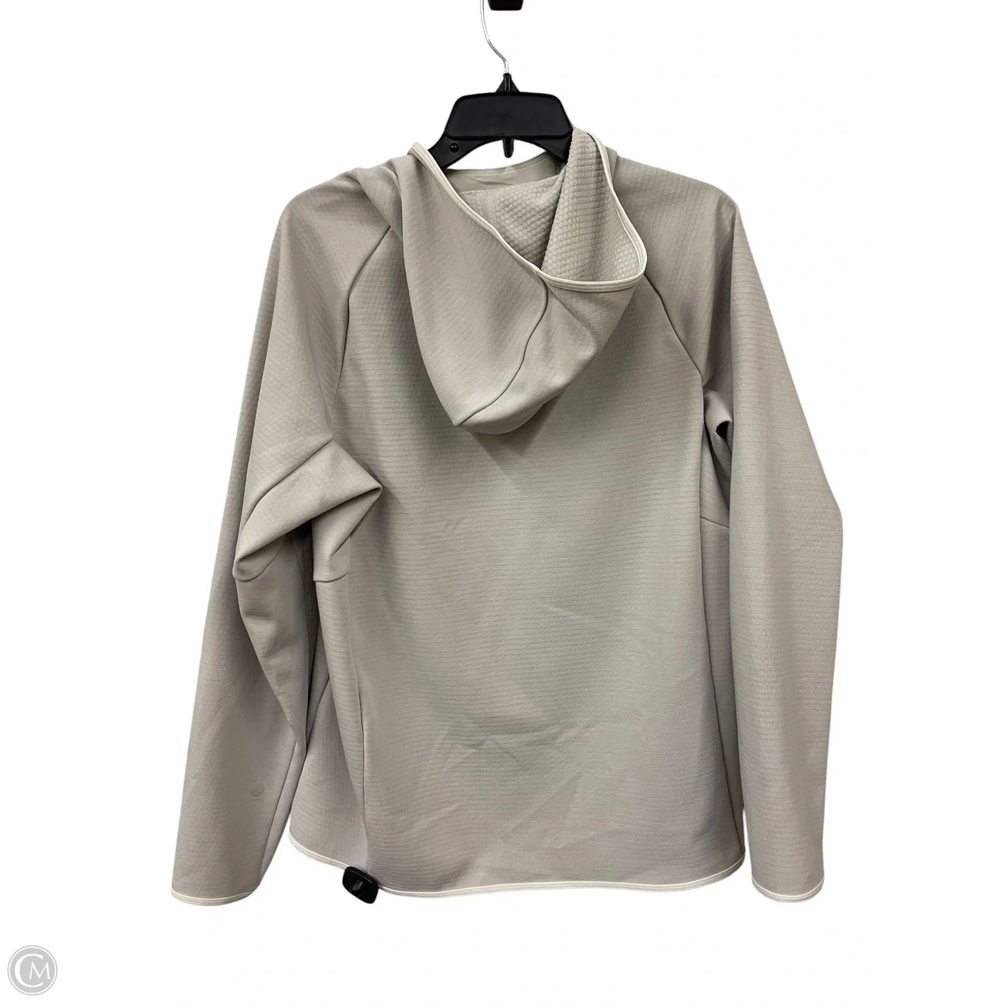 Sweatshirt Hoodie By Lululemon In Beige, Size: M