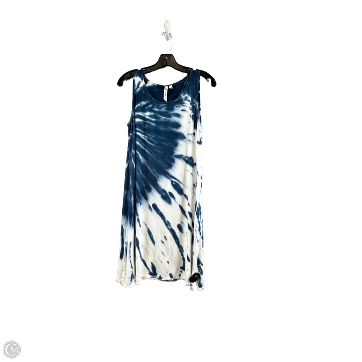 Dress Casual Midi By Cable And Gauge In Tie Dye Print, Size: S