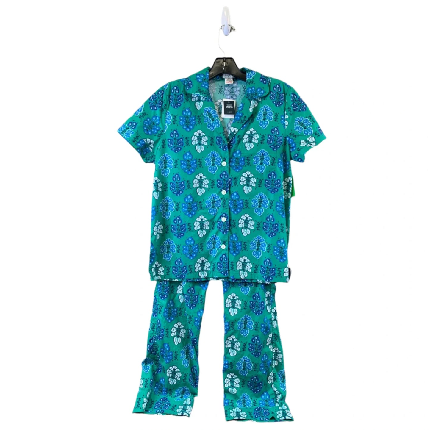 Pajamas 2pc By J. Crew In Blue & Green, Size: Xs