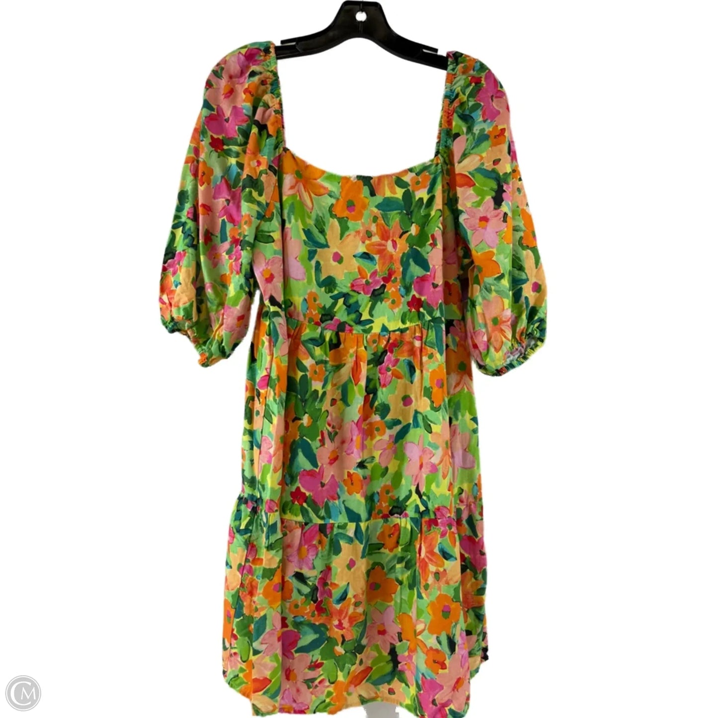 Dress Casual Short By Sanctuary In Green & Orange, Size: L