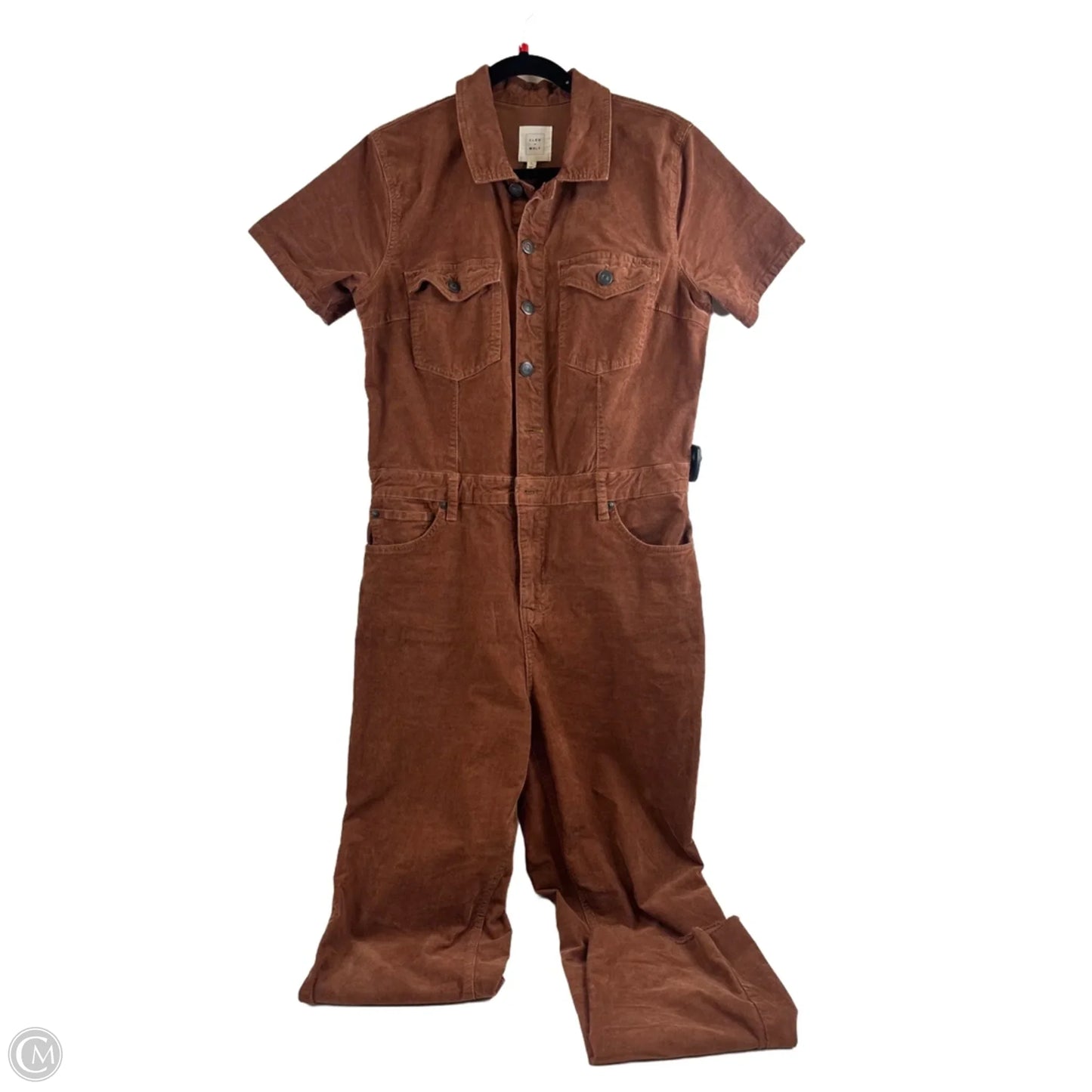 Jumpsuit By Clothes Mentor In Brown, Size: L